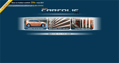 Desktop Screenshot of carfolie.cz