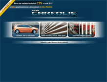 Tablet Screenshot of carfolie.cz
